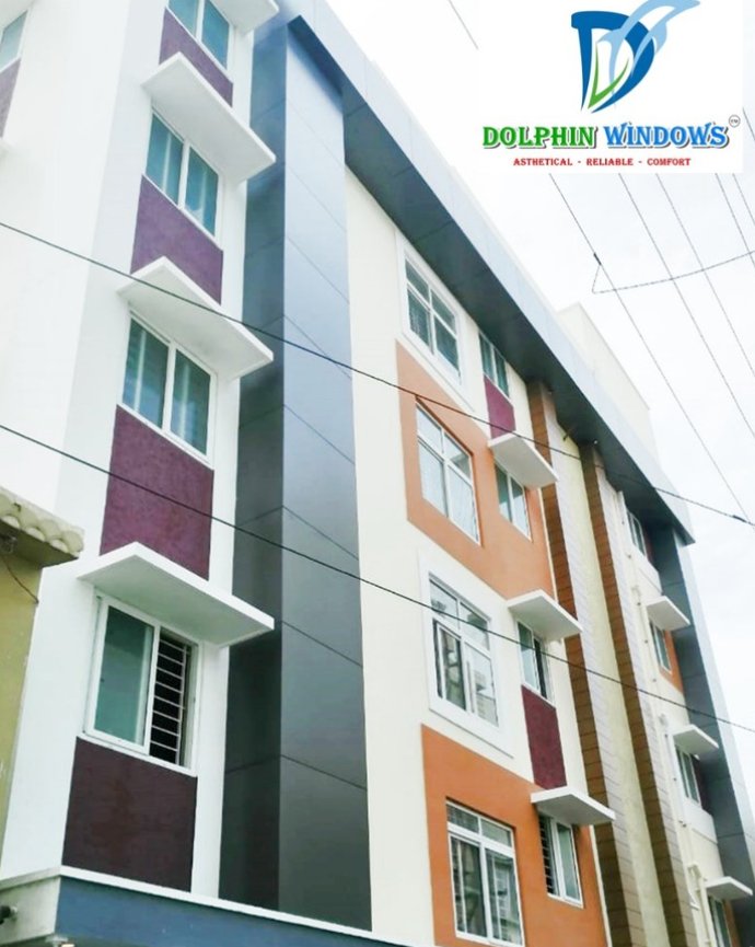 Residential building fitted with Dolphin Windows uPVC windows