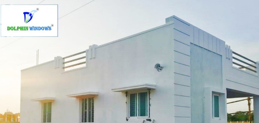 Independent house fitted with Dolphin Windows uPVC grill windows