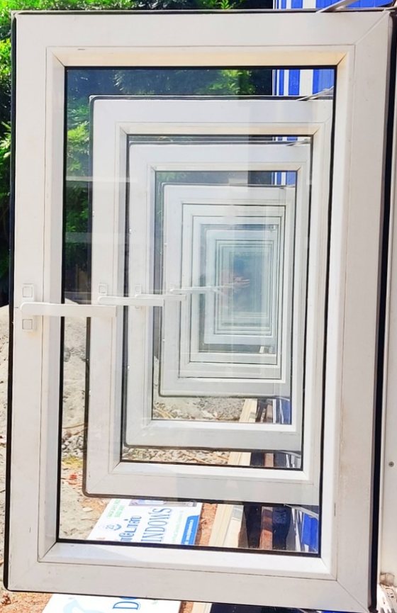 Openable uPVC casement window with friction stays by Dolphin Windows