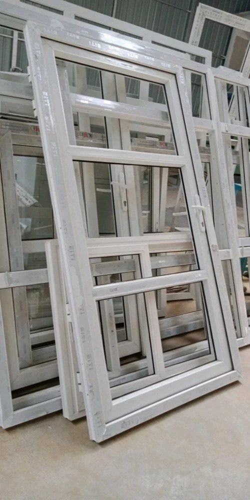 Fully glazed uPVC glass door with lever handle by Dolphin Windows