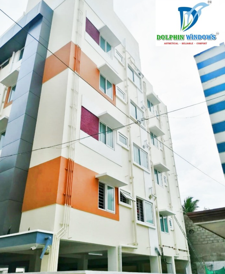 Apartment building fitted with Dolphin Windows uPVC windows